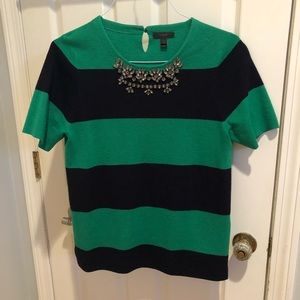 Jeweled sweater JCrew